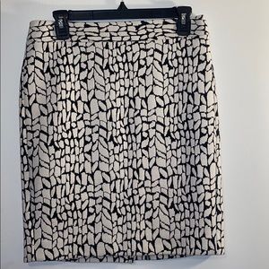 Classic Black and White Skirt by Ann Taylor